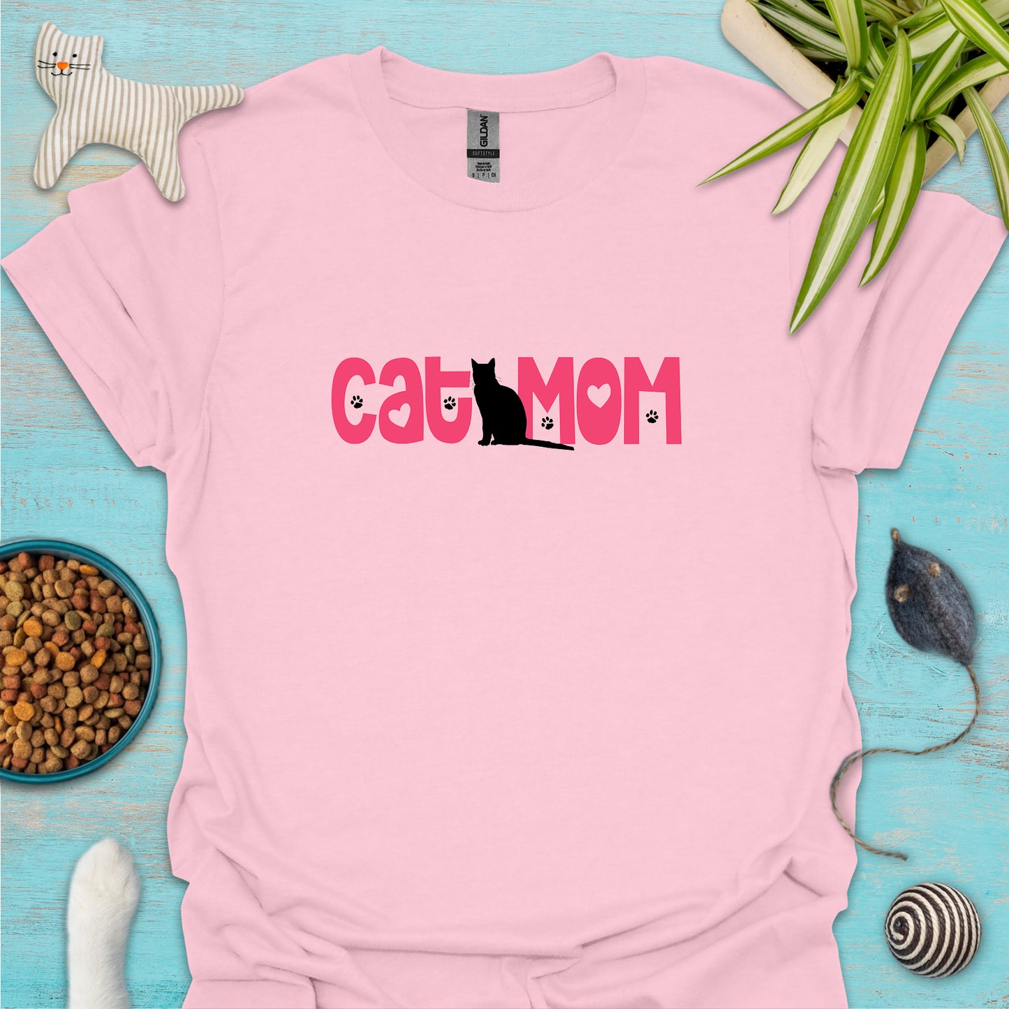 Cat Mom T-shirt