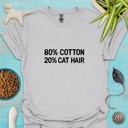 80% Cotton 20% Cat Hair T-shirt