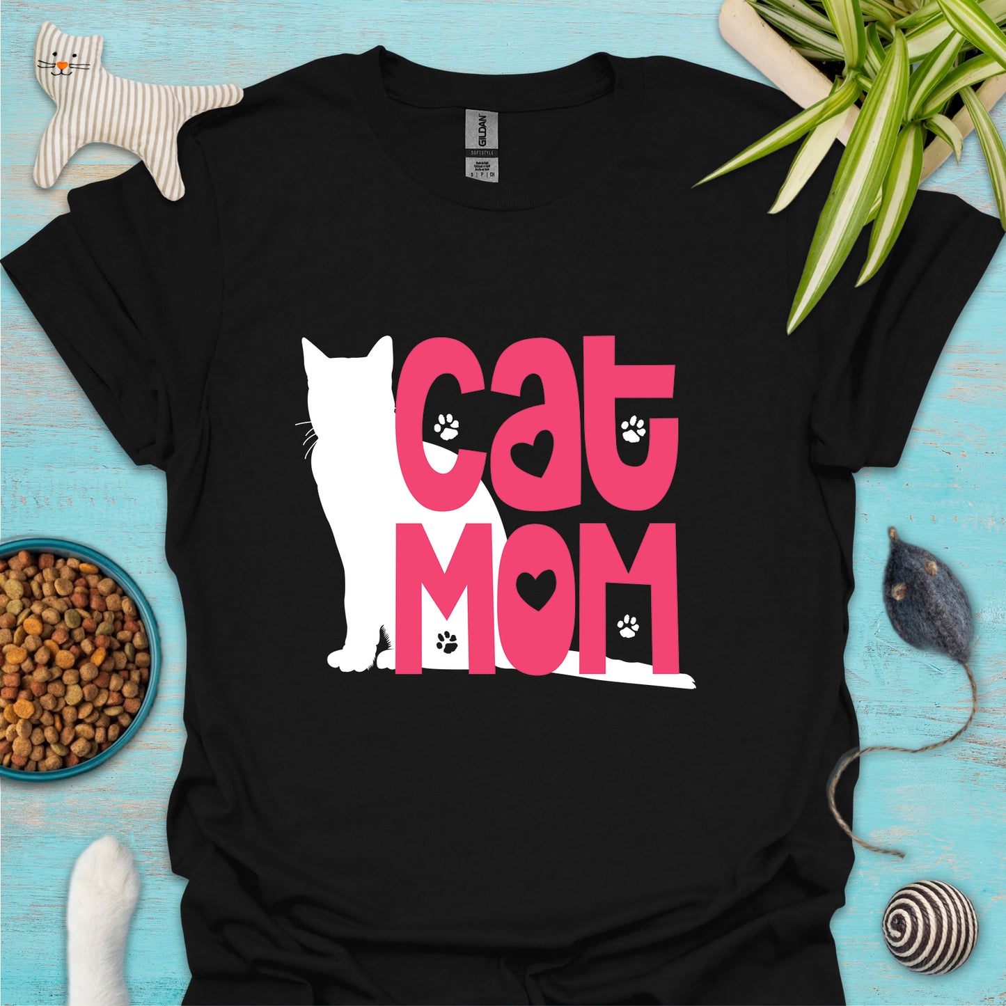 Cat Mom T-shirt