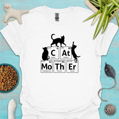 Cat Mother Chemistry Elements T-shirt