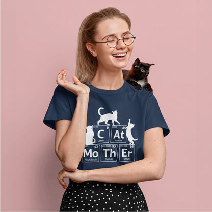 Cat Mother Chemistry Elements T-shirt