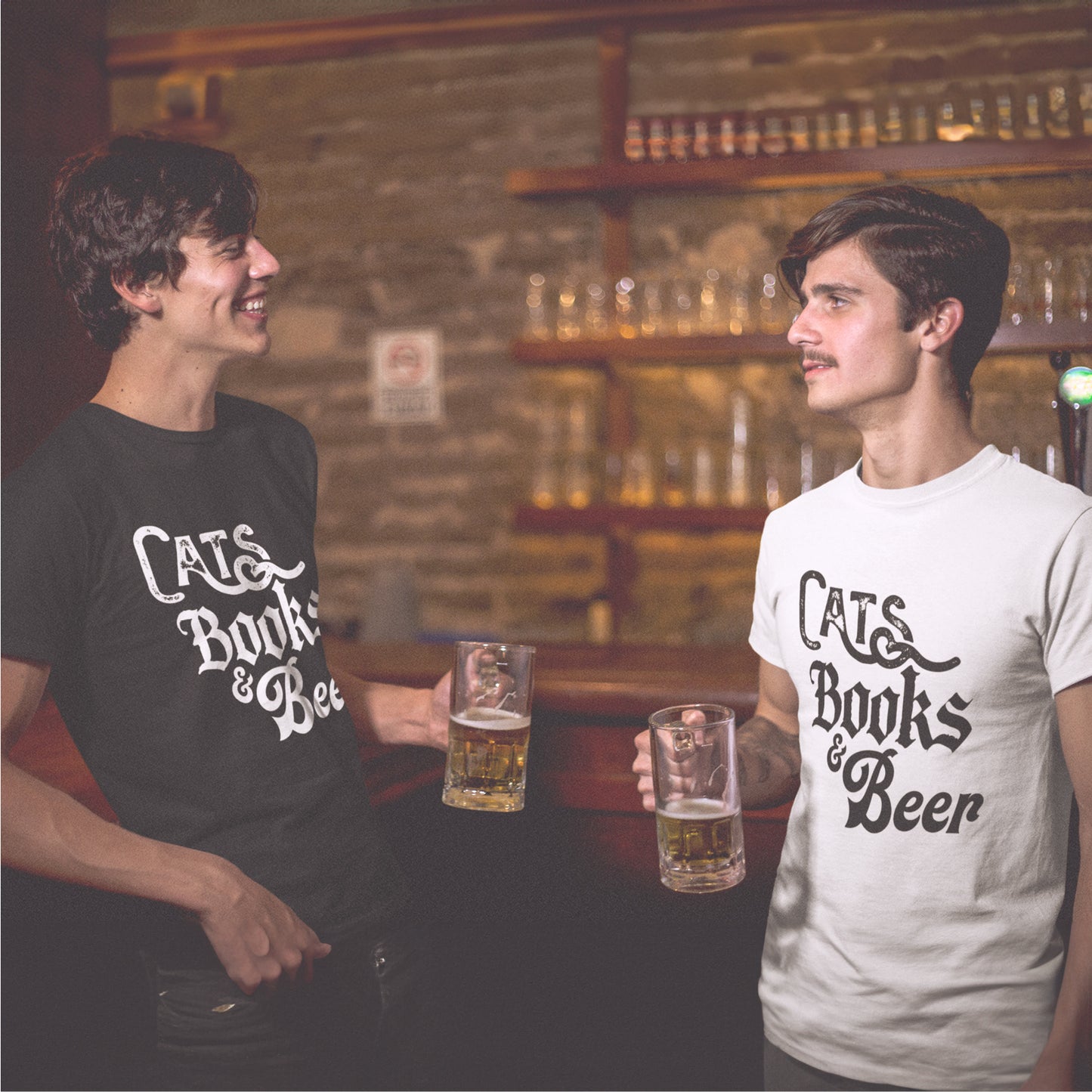 Cats, Books & Beer T-shirt