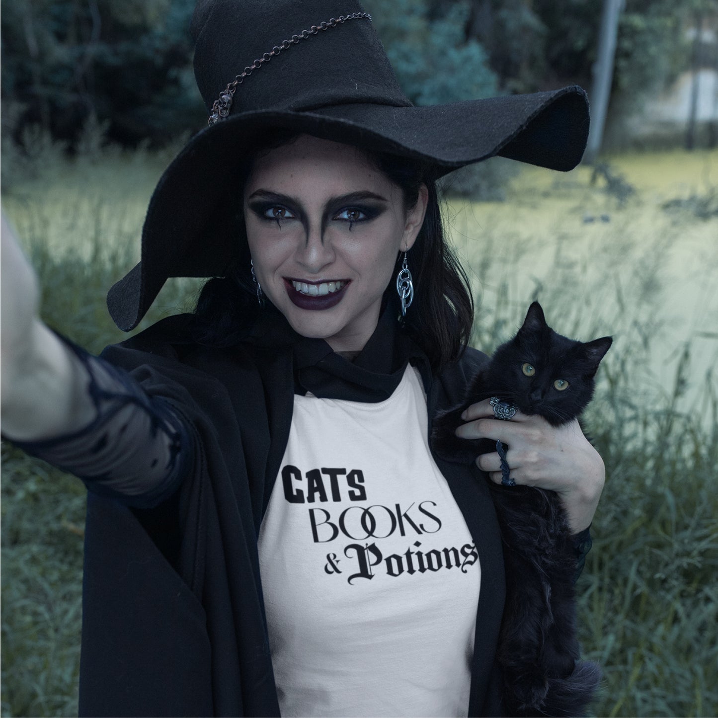 Cats, Books & Potions T-shirt