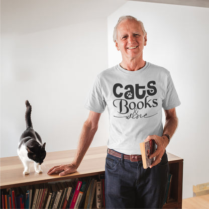 Cats, Books & Wine T-shirt