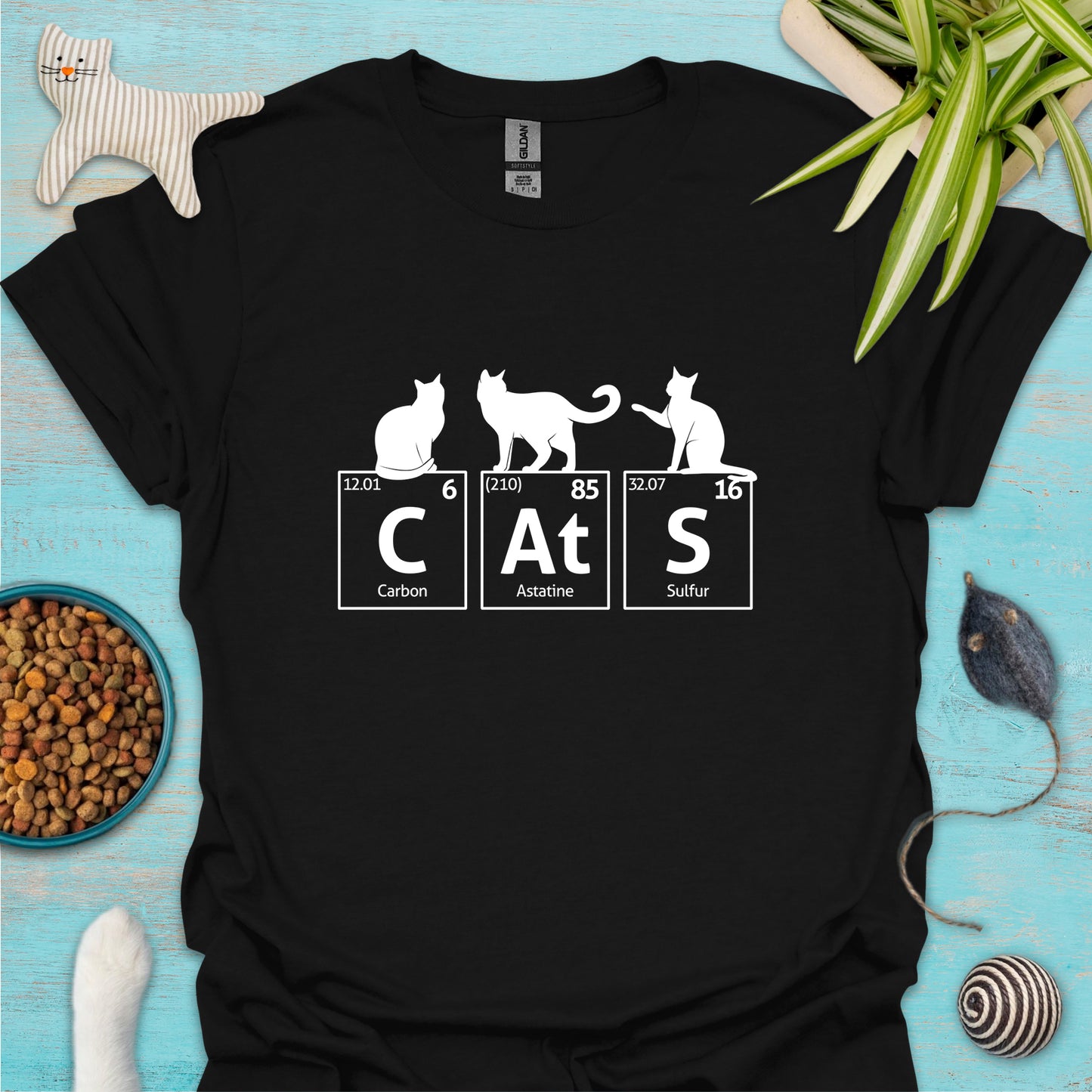 CATS Chemistry Elements T-shirt