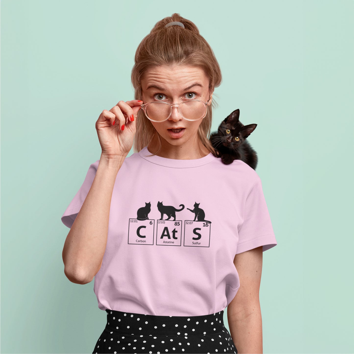 CATS Chemistry Elements T-shirt