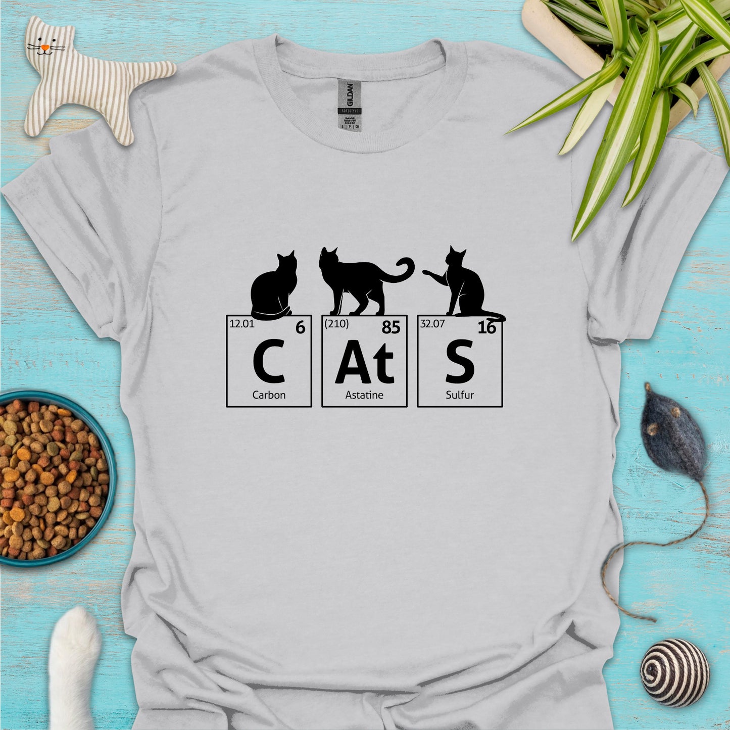 CATS Chemistry Elements T-shirt