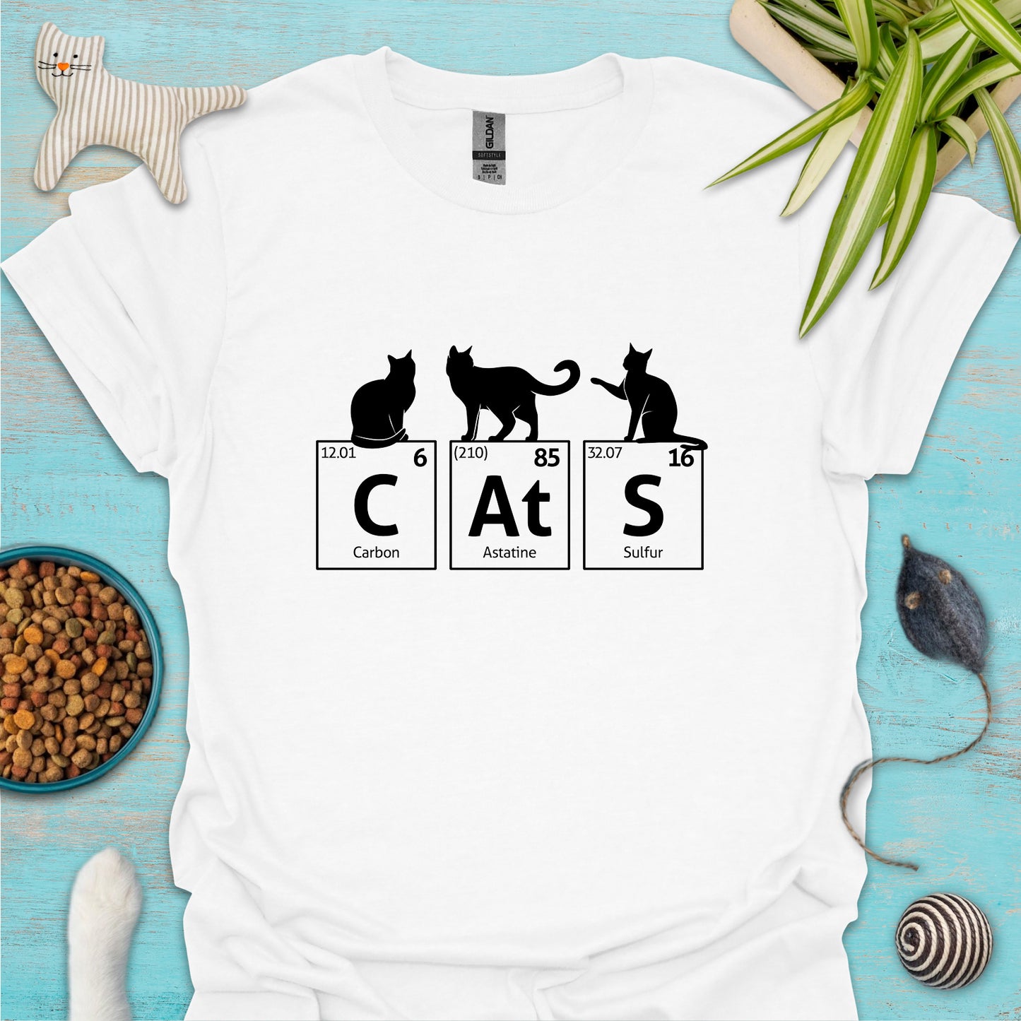 CATS Chemistry Elements T-shirt