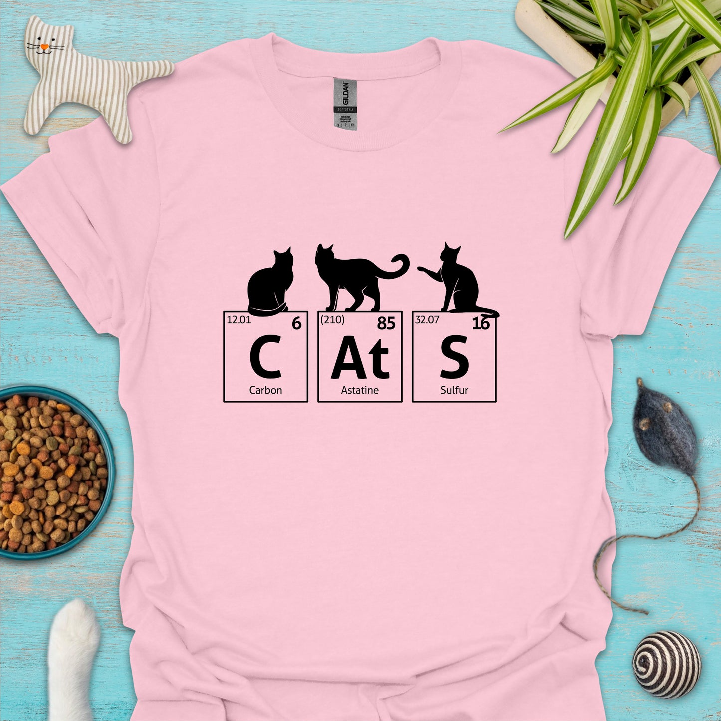 CATS Chemistry Elements T-shirt