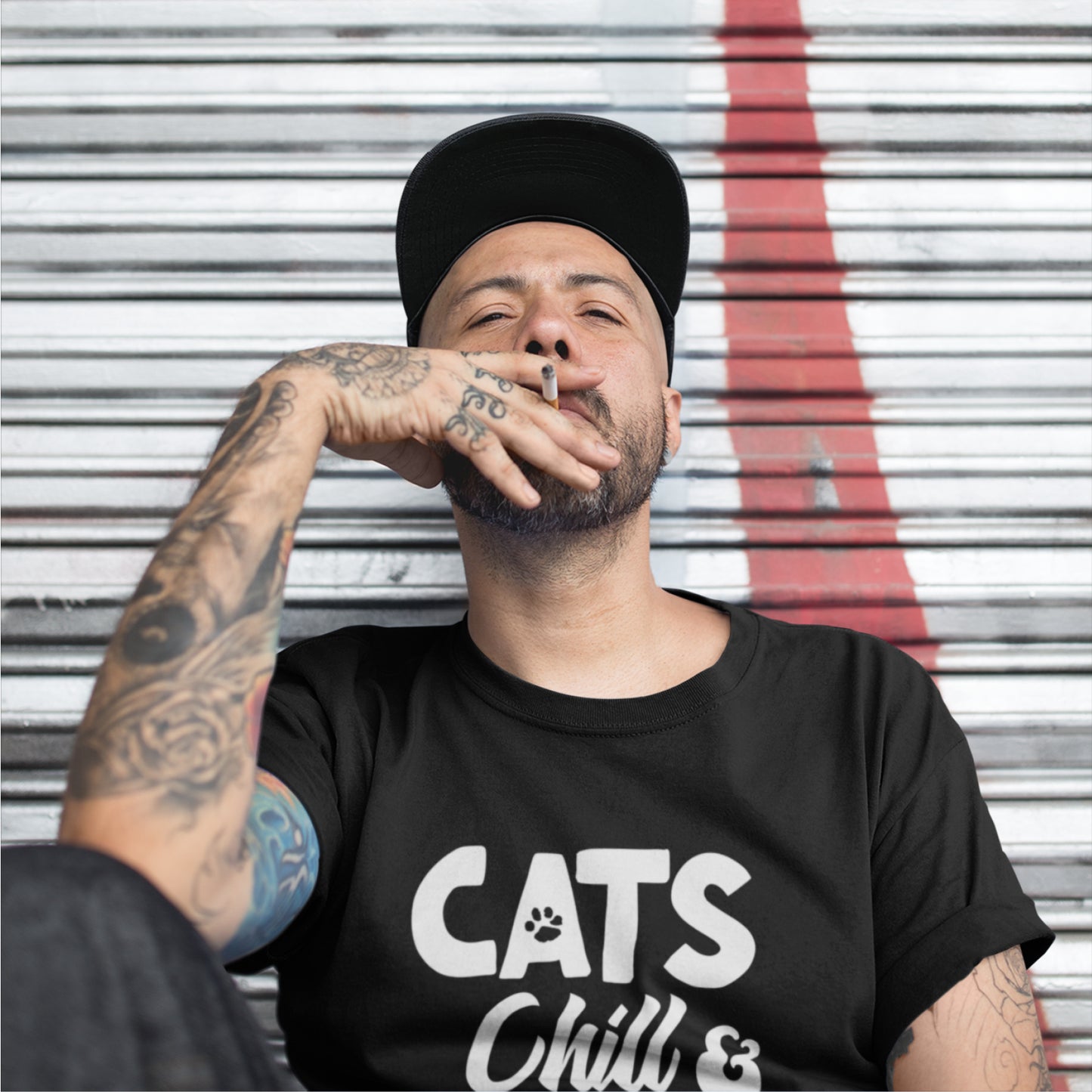 Cats, Chill & Weed T-shirt