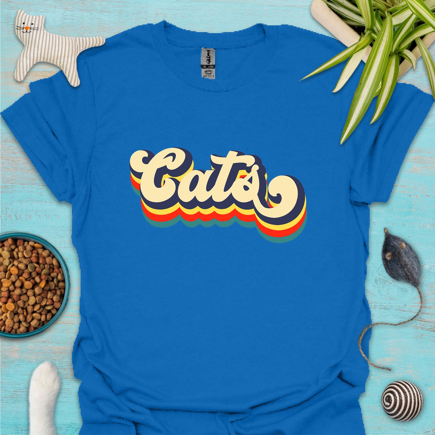 Cats Retro T-shirt