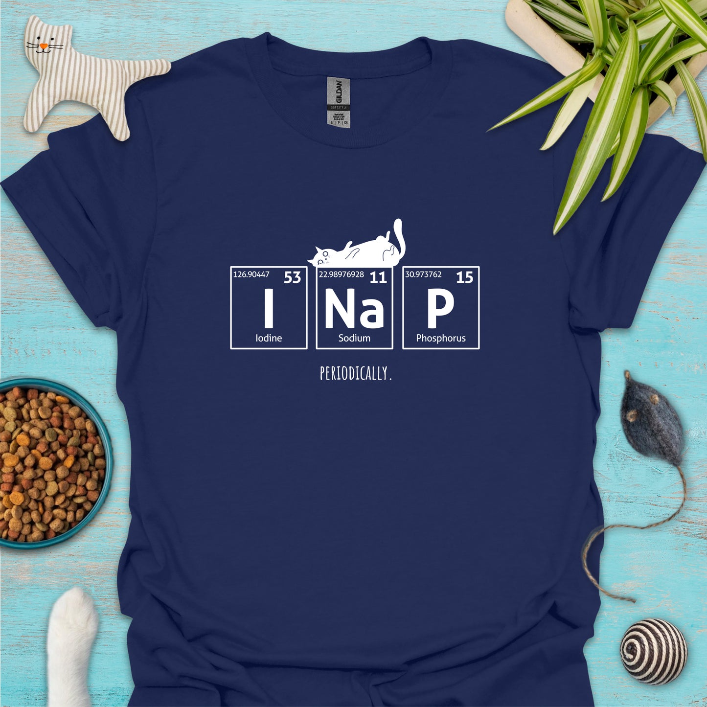 I Nap, Periodically. Chemistry Elements T-shirt