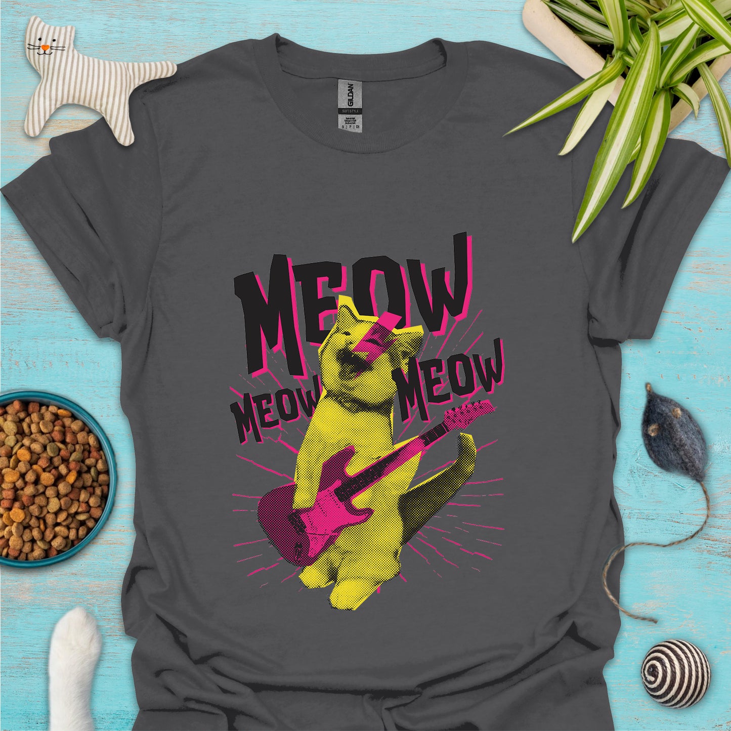 Meow Kitten Rock T-shirt