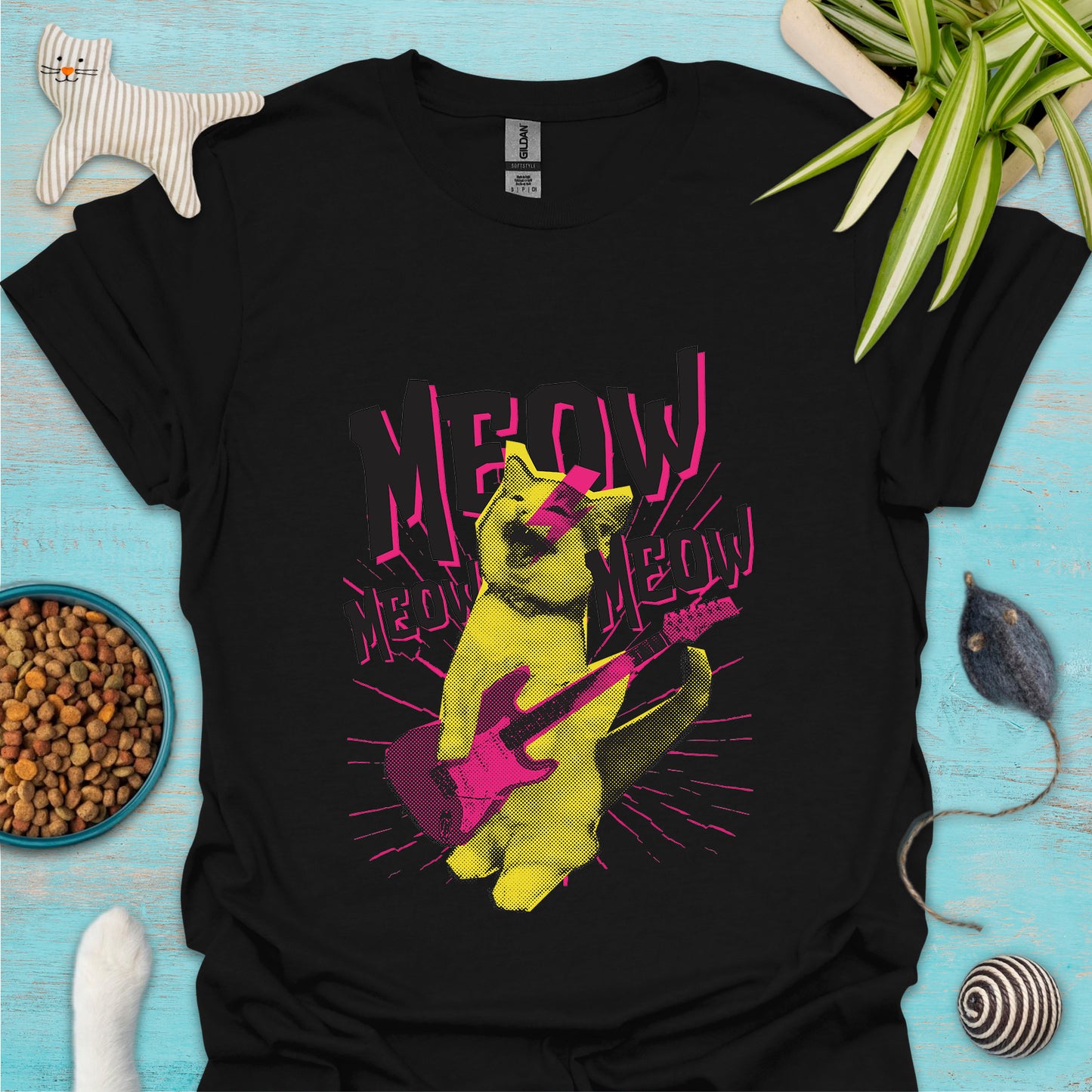 Meow Kitten Rock T-shirt