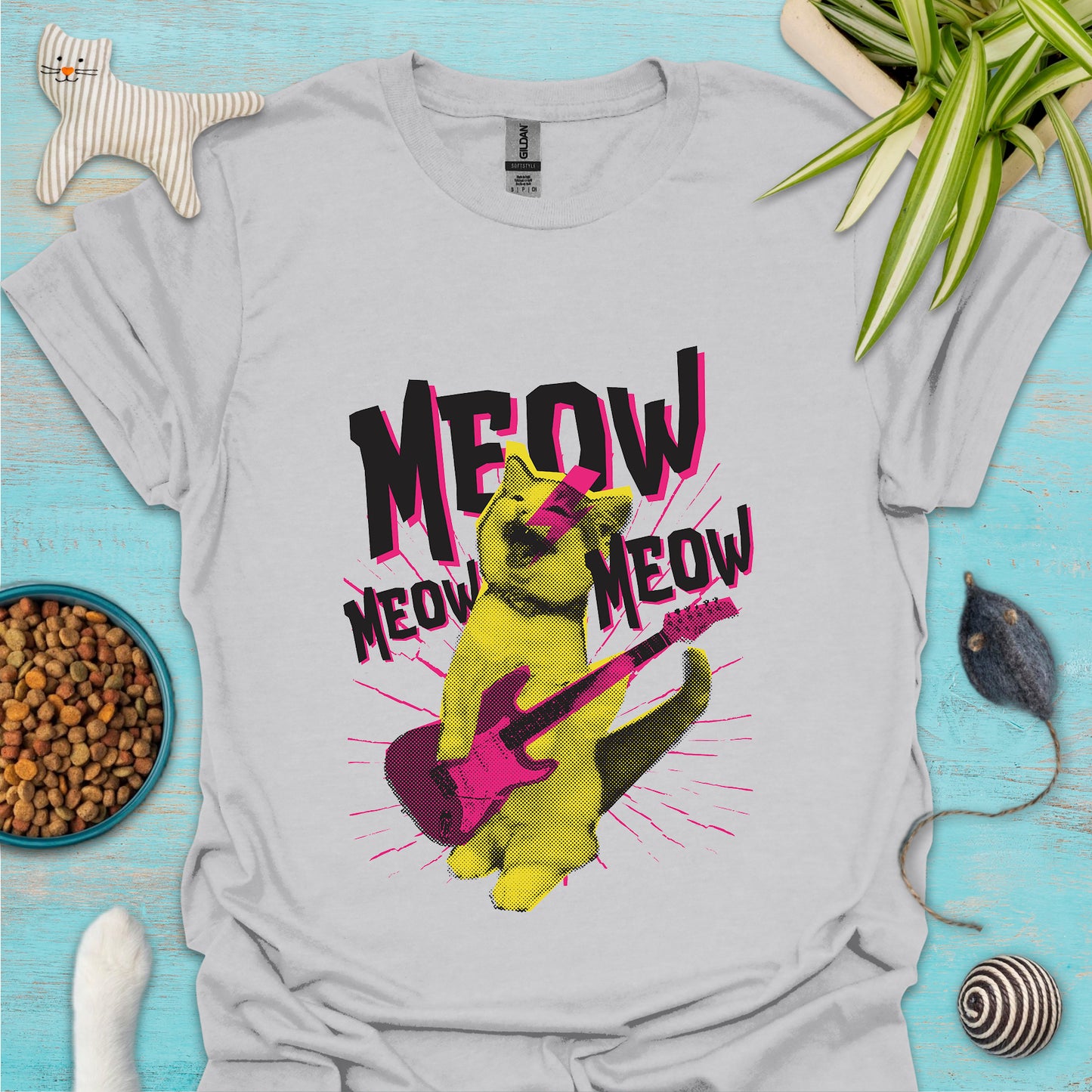 Meow Kitten Rock T-shirt