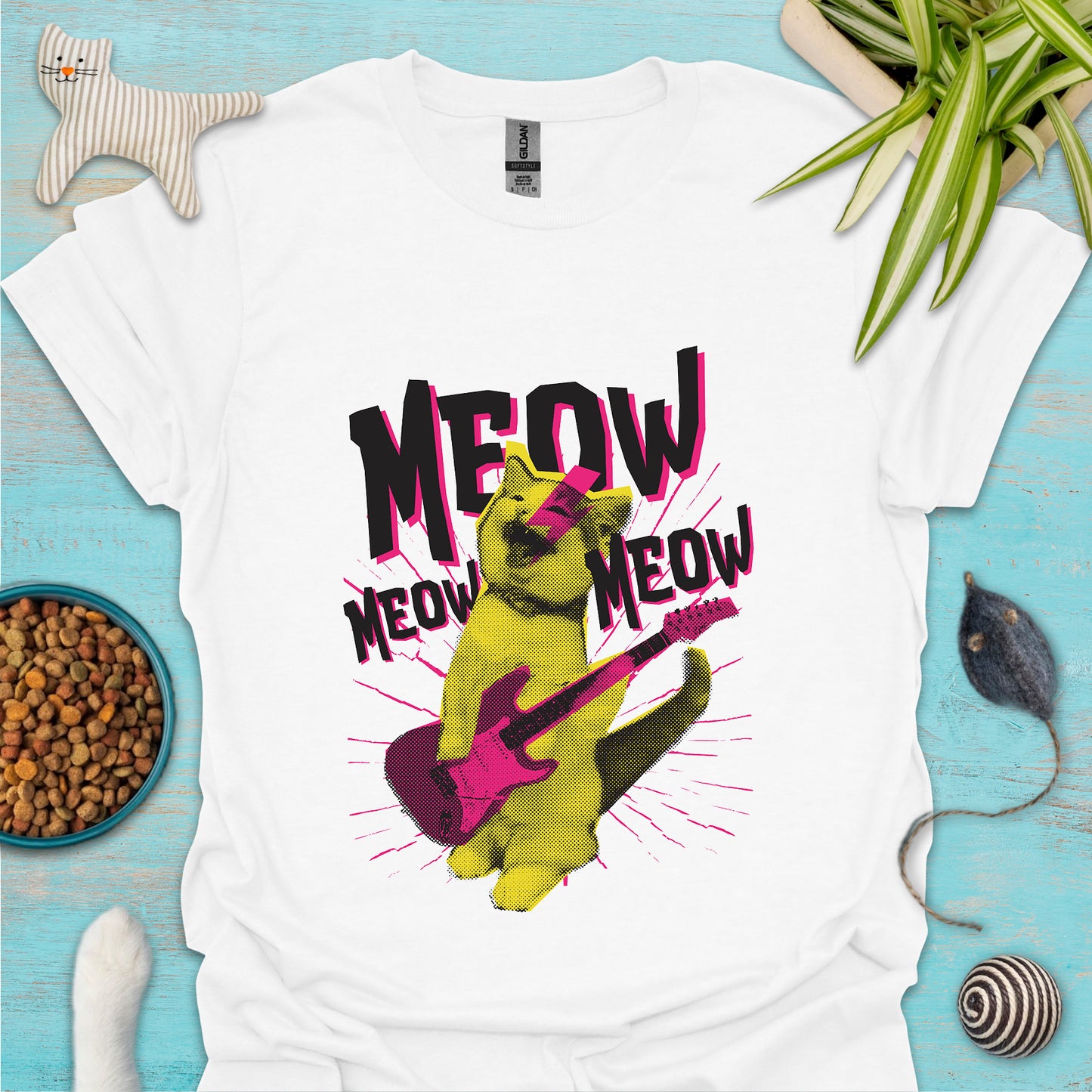 Meow Kitten Rock T-shirt