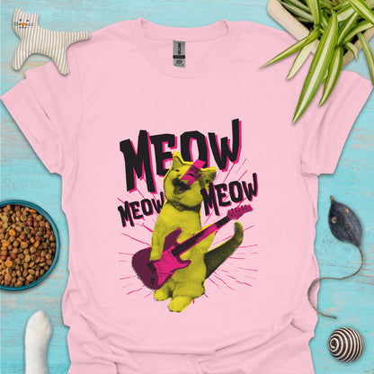 Meow Kitten Rock T-shirt