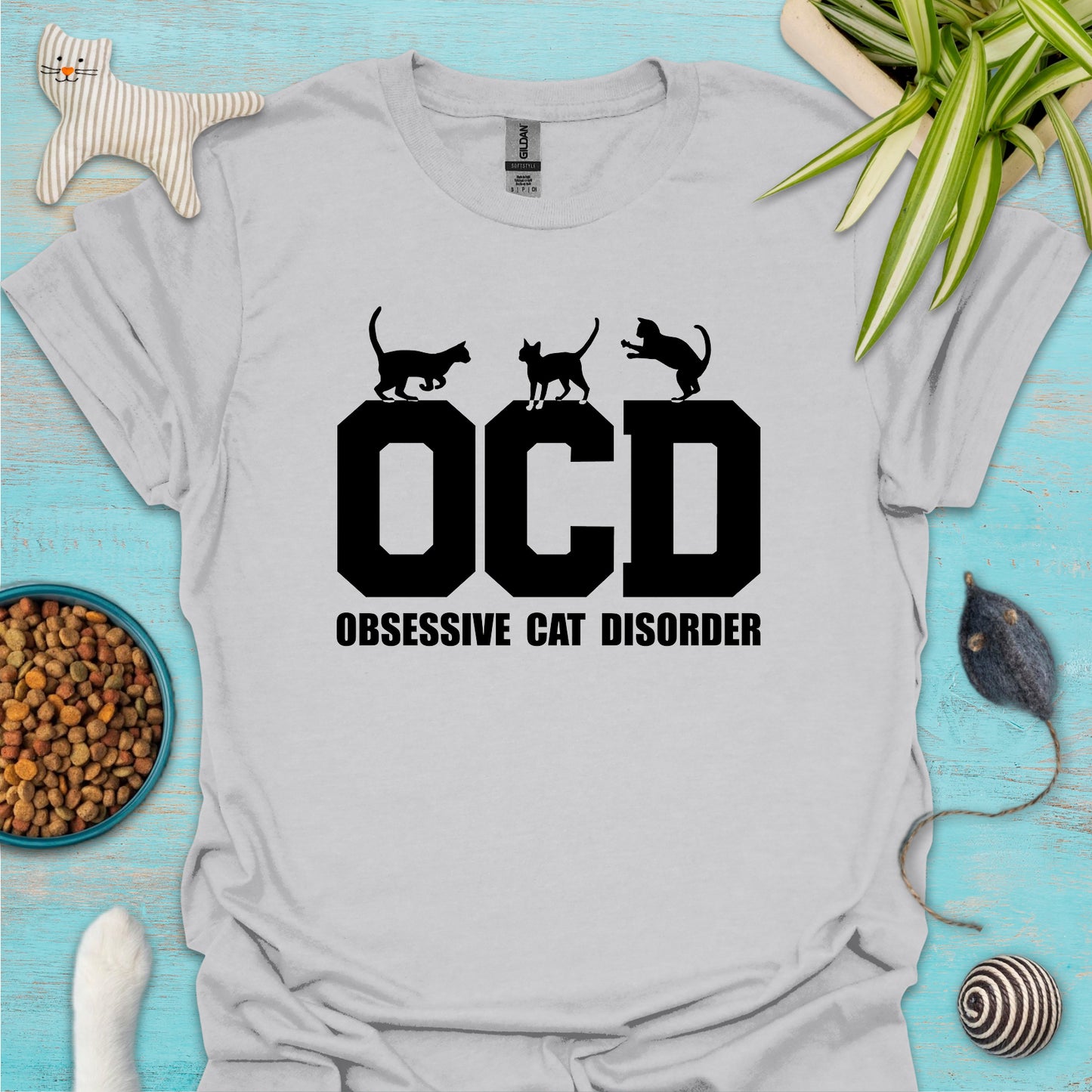 OCD - Obsessive Cat Disorder T-shirt