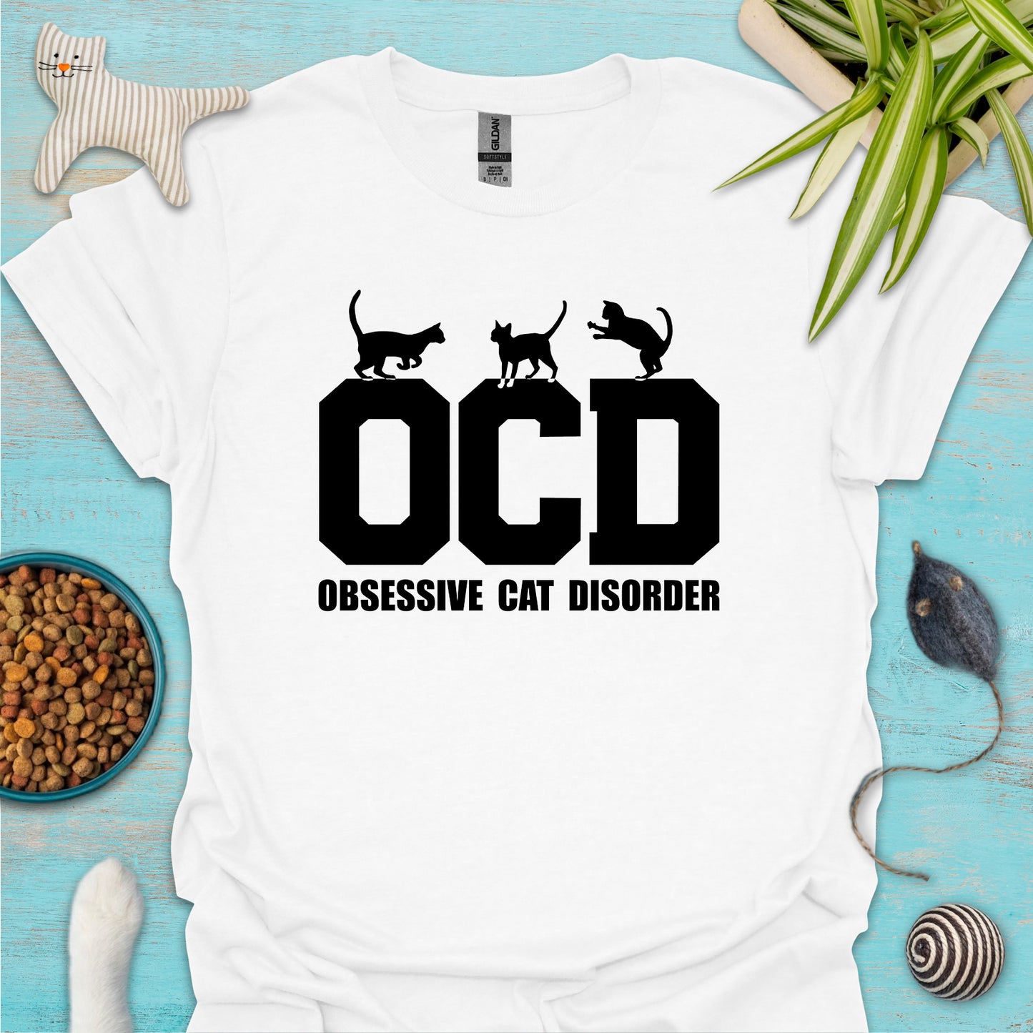 OCD - Obsessive Cat Disorder T-shirt