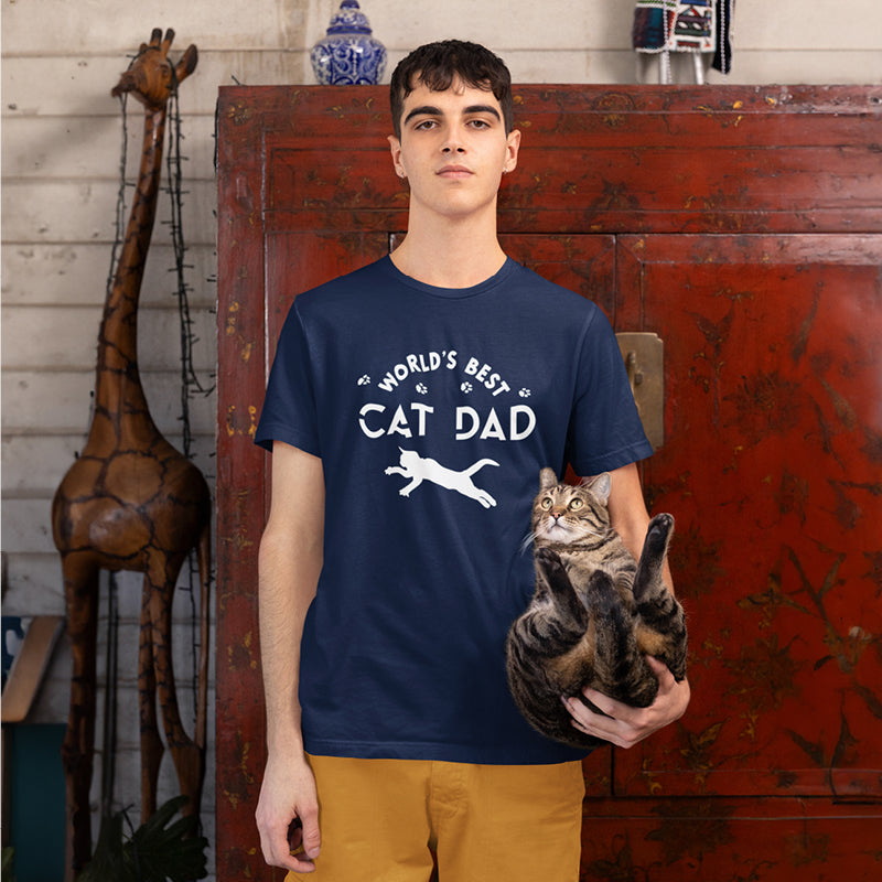 World's Best Cat Dad T-shirt