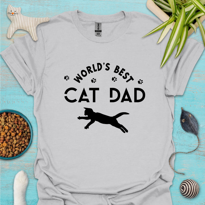 World's Best Cat Dad T-shirt