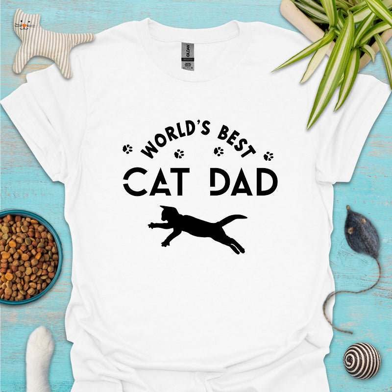 World's Best Cat Dad T-shirt