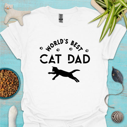 World's Best Cat Dad T-shirt