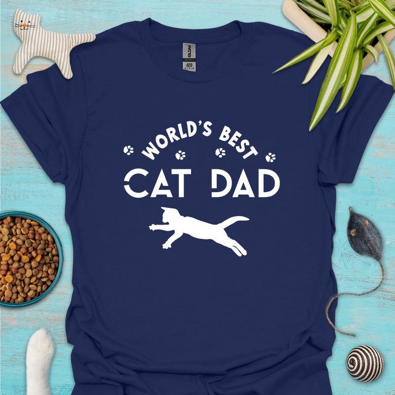 World's Best Cat Dad T-shirt