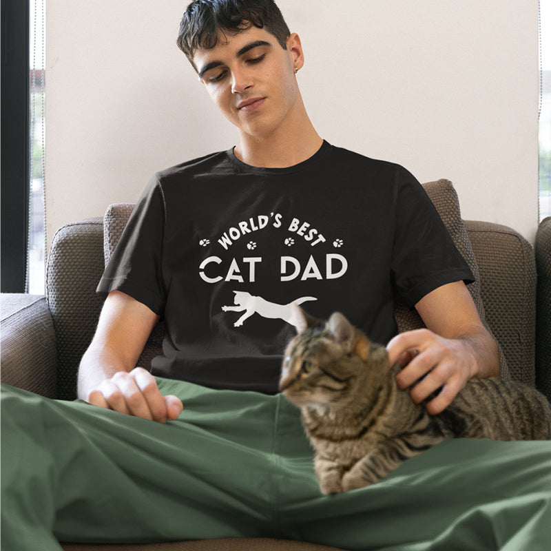 World's Best Cat Dad T-shirt