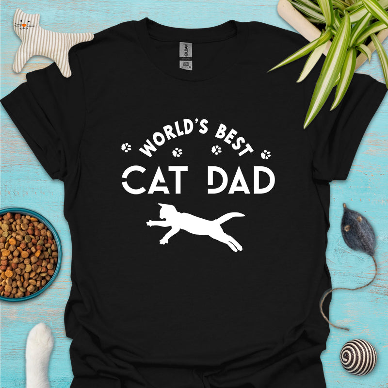 World's Best Cat Dad T-shirt