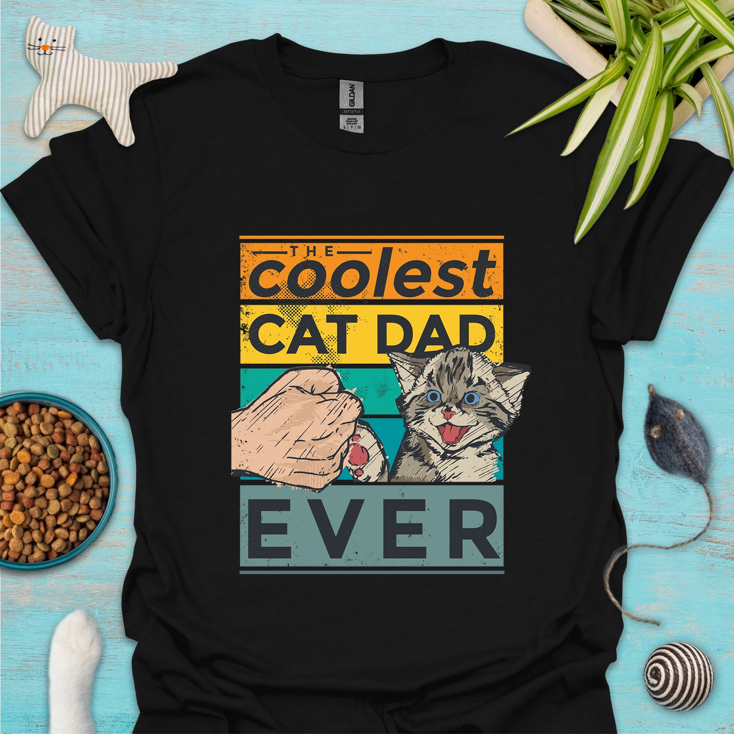 The Coolest Cat Dad Ever T-shirt