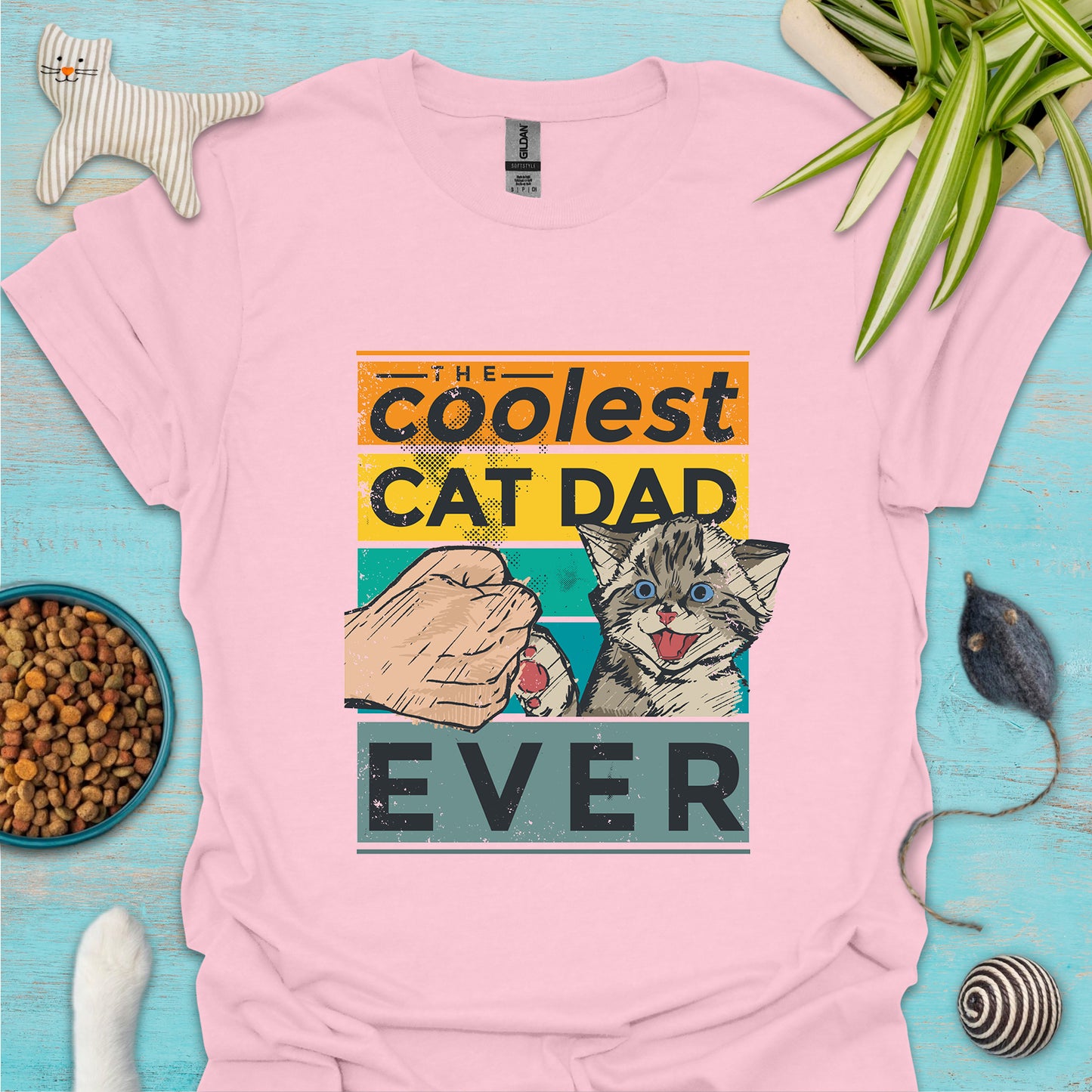 The Coolest Cat Dad Ever T-shirt