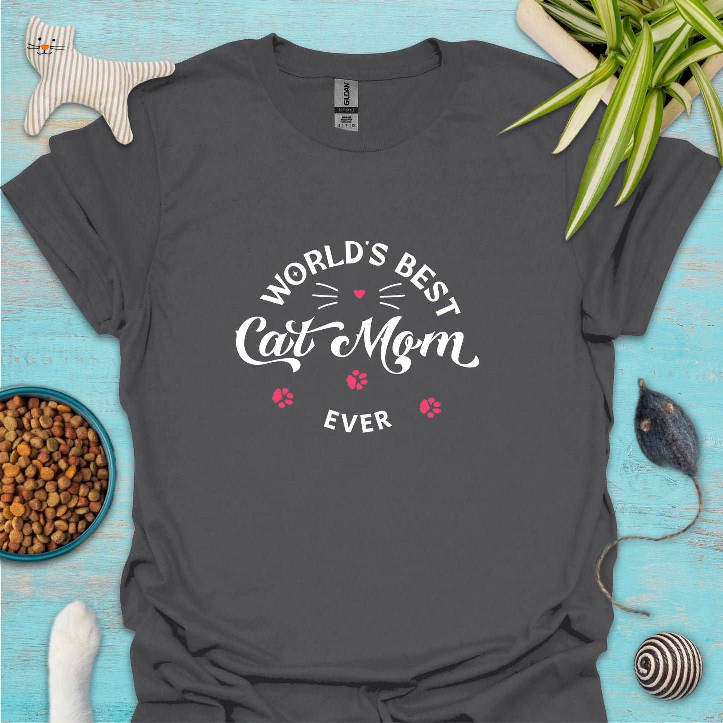 World's Best Cat Mom Ever T-shirt