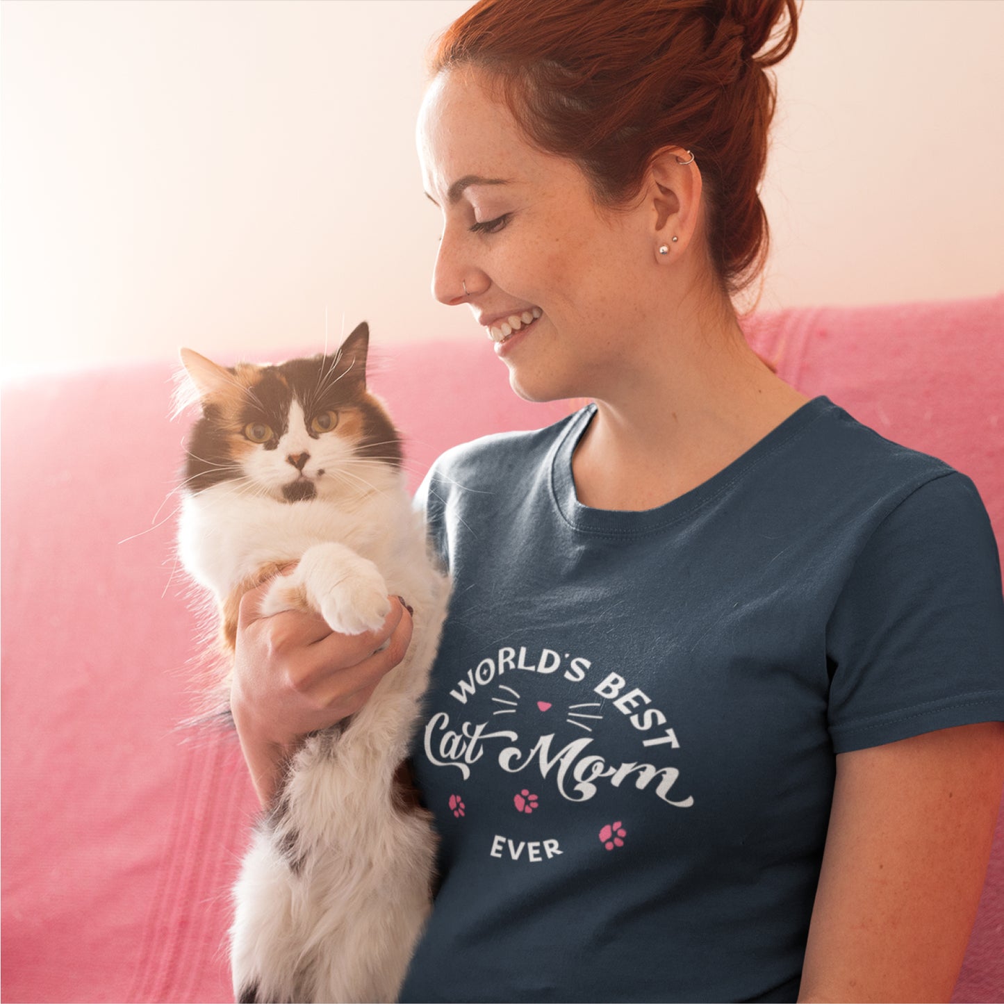 World's Best Cat Mom Ever T-shirt