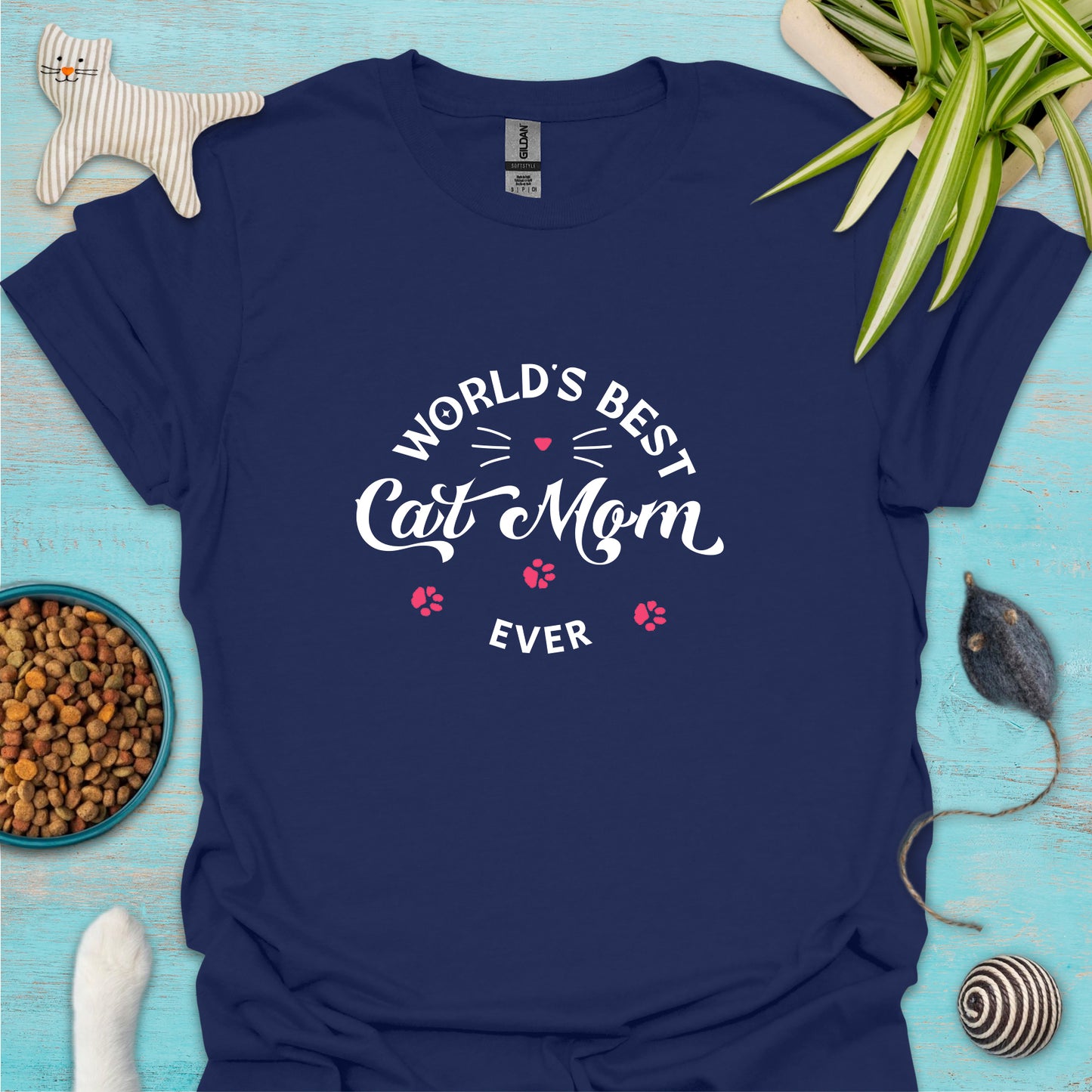 World's Best Cat Mom Ever T-shirt