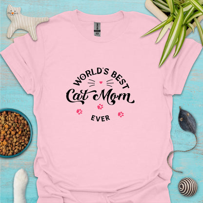 World's Best Cat Mom Ever T-shirt