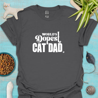 World's Dopest Cat Dad T-shirt