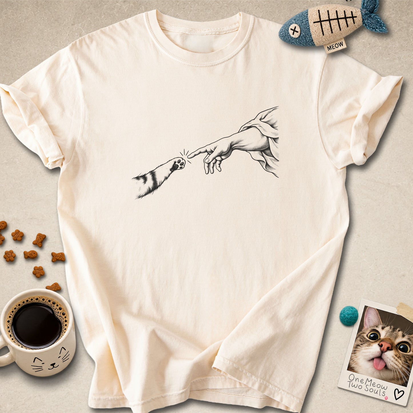 The Creation Of Cat T-Shirt