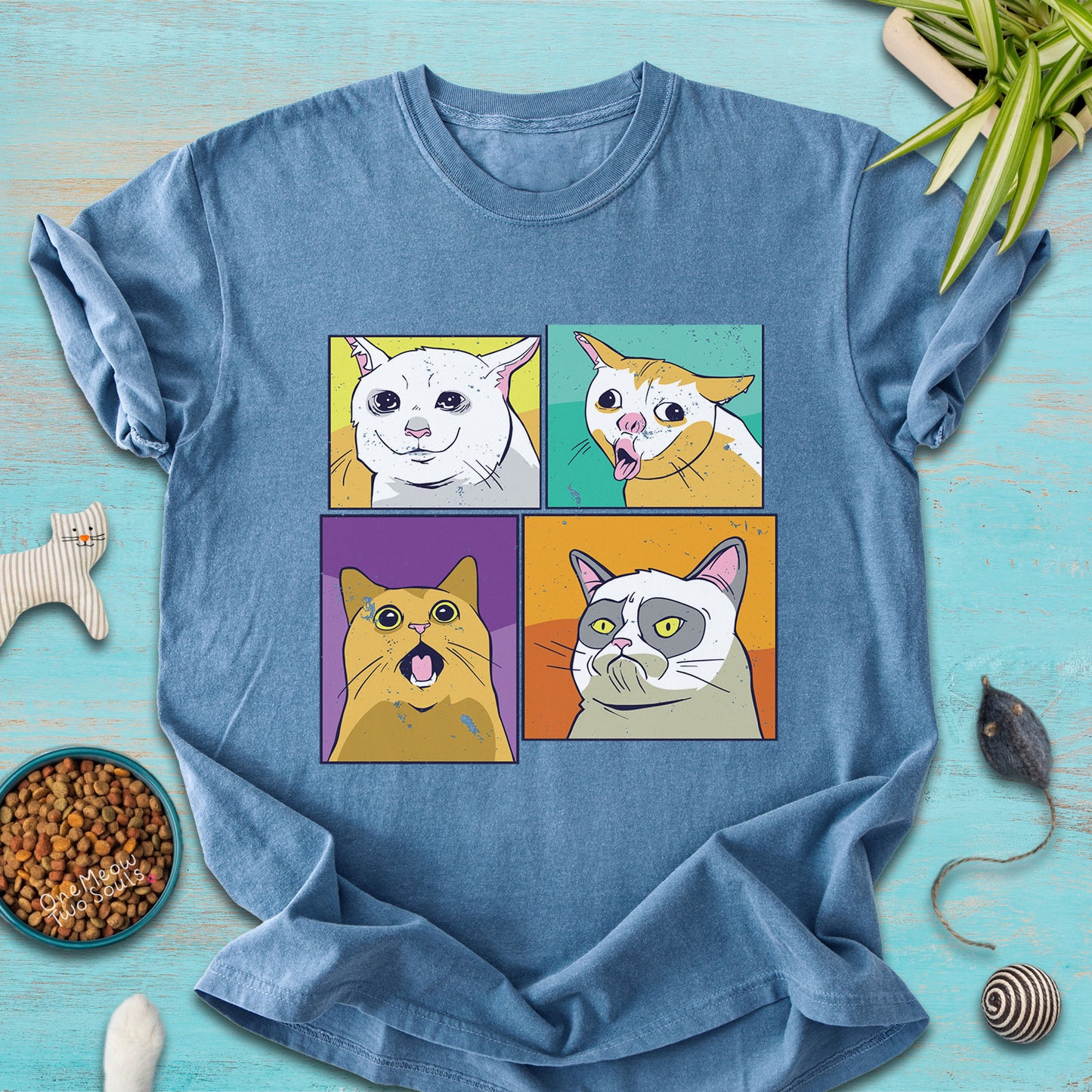 Cat Meme Faces T-Shirt