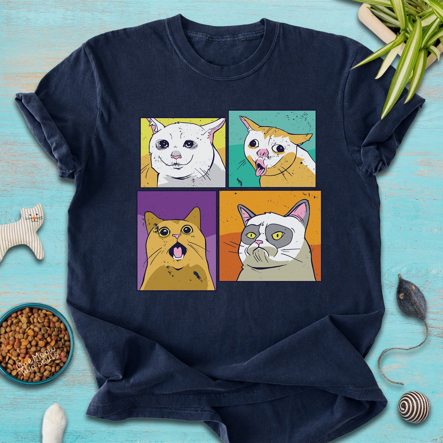 Cat Meme Faces T-Shirt