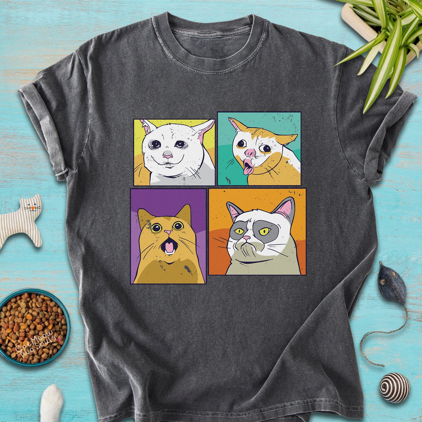 Cat Meme Faces T-Shirt