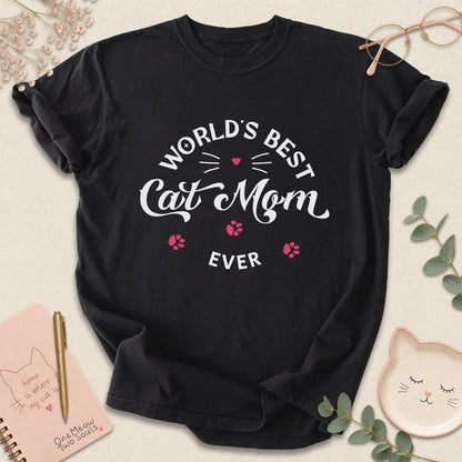 Best Cat Mom T-shirt