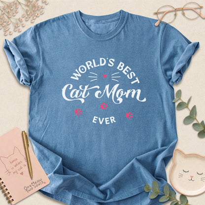 Best Cat Mom T-shirt