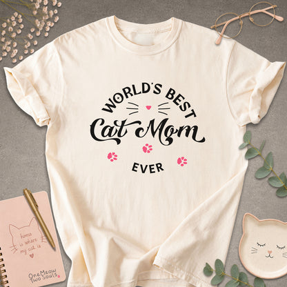 Best Cat Mom T-shirt