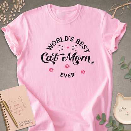 Best Cat Mom T-shirt