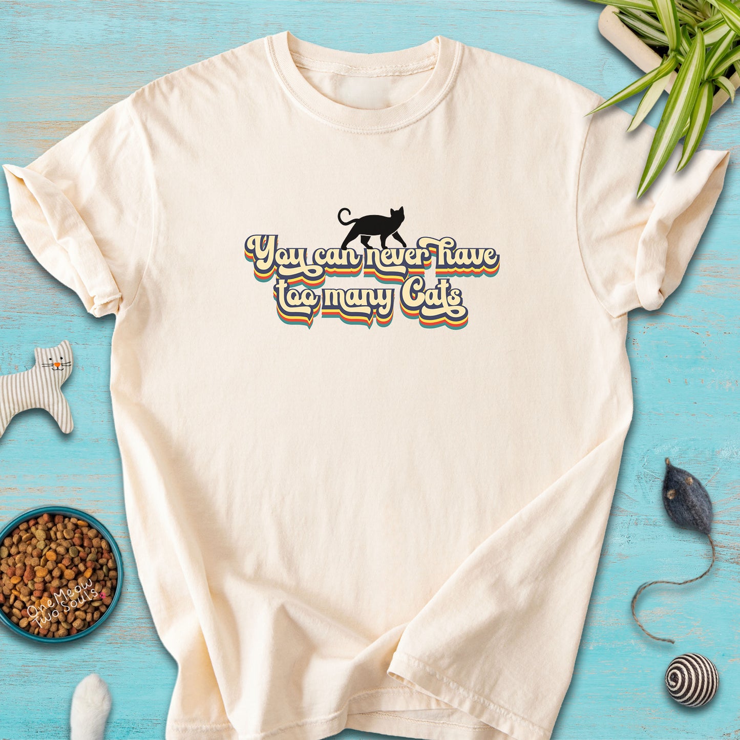 You Can Never Have Too Many Cats Retro T-Shirt
